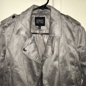 Gray Velvet Jacket
